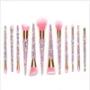 DIAMONDSUDDED MAKAPH BRSSEE12PCS Fond de diamant complet Blush Blush Powder Brush Réparation Correcteur BRIDESMAID 240403