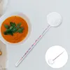 Cuillères à thé de style japonais Scoop Dorative Spoon Multi-Use Very Kitchen servir la longue poignée à main