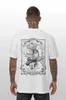 T-shirts voor heren blijven koude kleding shirtsmen vrouwen donkere stijl oversized t-shirt tattoo cultu oversized shirts y2k j240402