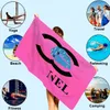 Top Lux Quality Beach Trend Brand MicroFiber Absorberende handdoek Square strandhanddoek Snelle droge waterdichte badhanddoeken