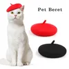 Appareils pour chiens chapeau de compagnie réglable Cat Béret Cost confortable Costume doux Headwear POPS Paigne Painter Wool Cap Perro Sombrero