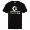 T-shirts lâches T-shirts Summer Commodore 64 imprimement T-shirt C64 Sid Amiga rétro Cool Design Street Street à manches courtes Top de coton Vêtements