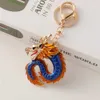 Keychains Lanyards Handbag accessories dragon keychain beautiful gift car pendant Q240403