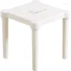 Haczyki proste białe odłączane dzieci stołek domowy dzieci plastikowe zmiany dla dorosłych buty niskie stołki stojak