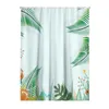 シャワーカーテンフラワーレッドローズサボテン植物新鮮なバスルームカーテンフラビック防水ポリエステルフック付き
