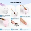 Tool 2021 Acrylic Carve Flowder Set Present Monomer Clear Extension for Manicure Practice Teach Kit Nail Art Acrylicpowder& Liquid 16