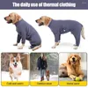 Hundkläder Vinter varma kläder för medelstora stora hundar Jumpsuit Big Jacket Pet Pyjamas Labrador Costume Golden Retriever Overalls
