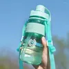 カップソーサー1000ml/600mlウォーターボトル大容量bpa無料ストローカップスポーツ屋外ポータブルスケールケトル