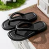 Slippers Summer Concis Couleur solide Les tongs pour femmes pour les femmes diaposentes confortables sandales à la maison en intérieur