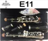 Buffet E11 BB Clarinet 17 Key High Quality Sandalwood Ebony Musical Instrument Clarinet With Case Mouthpiece Tillbehör för Stude4503142