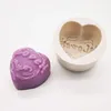 Baking Moulds 4Pcs Silicone Mold Cake Rose Flowers Shape 3D Mould Wedding Dessert Mousse Candy Bakeware Tools