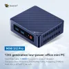 Enheter Beelink Mini S12 Pro N100 Mini PC Intel 12: e N95 Win 11 DDR4 8GB 256 GB 16GB 500 GB SSD WIFI BT5.2 NVME Desktop Gaming Computer