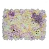 Fiori decorativi pannello da parete di fiori decorazione per matrimoni festeggiatore baby doccia da sposa sospeso 3d finto rosa decorazione seta