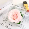 Decorative Flowers Valentine'S Day Preserved Flower Gift Box Acrylic Packaging Soap Creative For Girlfriend Or Mom