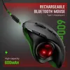 Myse Trackball bezprzewodowy ładowanie myszy Bluetooth 2.4G myszy ergonomiczna myszy USB dla komputera Android Windows 3 Regulowane DPI Y240407