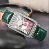 Wysokiej jakości kobiety zegarki kwarcowe AAA Watch Watch Rose Gold Silver Case Skórzany pasek dla kobiet entuzjasta Top Designer Wristwatches Geneve #141