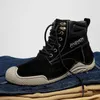 Casual Shoes Winter Men High Top Boots Cotton Sneakers Warm Snow Leather Non-Slip Leisure Bota Masculina