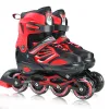 Skor professionell justerbar rullskridskor barn upplyst flash barn inline skridskor 4 hjul sneakers nybörjare pojke och tjej gåva