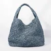 2024 New Arrival High Quality Denim Weaved Hobo Bag with Pouch