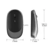 Mice Wireless charging mouse gaming dual-mode Bluetooth compatible 2.4G USB silent for laptop pad tablet Macbook Mause H240407