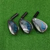 نوادي الجولف الجديدة العلامة التجارية الجديدة Little Bee Golf Clubs Black PCFORGEDERGED Q (47) R (51) S (56) DEGREES ، S25C Forging الحديد الناعم