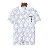 Nouvelle mode Séchante rapide Shirt's Casual Business Black and White T-shirt à manches courtes Summer Fashion T-shirt respirant
