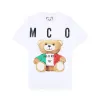 Designer damska t-shirt Summer nowa t-shirt czysty bawełniany trójwymiarowy kreskówkowy niedźwiedź luksusowy list haft krótkie rękawy dla mężczyzn i kobiet