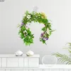 装飾的な花Smilax Rattan Diy Wreath Dream Catcher Frame Wedding Decorations Making Rings Circle Branch