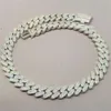 Gra Certificates Can Pass Diamond Tester Iced Out Cuban Link Shining Vvs Moissanite Necklace