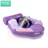 Babypool Float mit Baldachin Mambobaby Baby Float Fügen Sie Tai Nicht aufblasbares festes Lederbaby Schwimmschwimmen für 3-24 Monate 240403