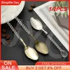 Coffee Scoops 1/2PCS Spoon Transparent Handle 1 Piece Dinnerware Tableware Creative Crystal Mixing Ice Cream Scoop