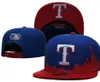 2024 "Rangers" Baseball Snapback Sun Caps Champions Champions World Series Men Women Football Chapeaux Snapback Strapback Hip Hop Sports Hat Mélange de chapeau A0