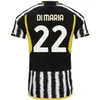 2024 VLAHOVIC CHIESA FANS SPELARE SOCCER JERSEYS HEM MILIK 23 24 POGBA MEN KIDS KIT SET BONUCCI FOTBALLKOTTER DI MARIA ANIVERA SOCKS KEAN KOSTIC FAGIOILI DANILO