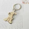 Keychains Lanyards Metal Dog Keychain Key Ring Mody Animal Kette Geschenkauto Halter Anhänger Frauen Bag Charms Ring Accessoire Q240403