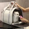 Cat Carriers Crates Husar Bag Portable One Shoulder -handväskan för att gå ut i sommaren andas bekväma och icke -fyllda högt utseende Pet Waiting Yu H240407