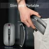 Mäuse Dual Mode Wireless Bluetooth-kompatibler Silent Mouse USB 2,4G 2400DPI Räuschloses MUTE MOUSE Typ-C-Ladung für PC-Laptop-Mäuse Y240407