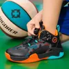 Athletic Outdoor Kids Brand Basketball Shoes Thick Sole Non-Slip Boys Sneakers Wear-Resistent Childrens Training Athletic Shoes Chaussure Enfant 240407