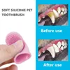 Solie silicone Pet Dog Dinger Brosse de dents de dents