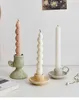 Candle Holders Minimalism Porcelain Nordic Home Decor Candlestick Wedding Gold Table Ideas Art Gift