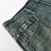 Herren Jeans Classic Fashion Mens Jeans Four Seasons Street Kleidung zurück Taille Hosen Retro Wash Blue Jeans Baumwollkegel Taschenjeans Hochqualität2403