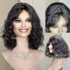 Toppers Cabelo humano Virgem 20x20cm Base de seda Topper Judaico Wigs Full End Natural Wave Skin Top Topper Wigs para mulheres brancas