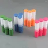 Storage Bottles 4g Empty Plastic High Quality Pearl Red Blue Orange Green Round DIY Handmade Lipstick Tube Mouth Wax Makeup Packaging 60pcs