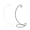 Decorative Plates 5PCS Bauble Holder Ornament Hanging Display Plant Stand Hanger Iron Home Decor