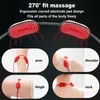 Full Body Massager Mini Smart Hanging Neck Shoulder Cervical Spine Massager Mini Portable Hot Compress Neck Artifact Dredging Neck Protector 240407