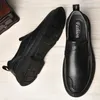 Scarpe casual vera mocassini fatti a mano in pelle comoda slittamento su calzature per camminata per esterni per cammini da uomo piatti maschi mocassini maschi