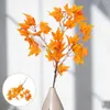 Decorative Flowers Thanksgiving Day Branch Simulated Pumpkin Plant Decor Harvest Festival