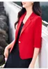 Damespakken Elegante formele Blazers Jackets Jas voor vrouwen Spring Summer Professional Business Work Wear Ol Styles Outparty Tops Blaser