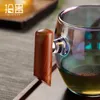 Cups Saucers Magic Glass Fair Cup Wood High-Grade Teapot Set Tea Maker Filter Public Dikke Heat-Resistente Zee