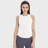 Brandlulu Yoga Outfits Kleidung Frauen leiten Kleidung Eiskreus Nähte Sportweste mit Feuchtigkeit Docht atmungsaktiv und locker sitzende Deckung DHL frei