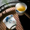 Teaware set Jingdezhen handmålad keramik Komplett uppsättning kungfu te hushålls vardagsrumskontor som tar emot skål tekanna